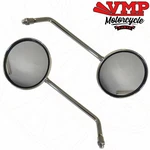 Mirrors Left Right Round Pair Chrome To Fit Suzuki GT200 GT250 GT380. Fixed Price $33.55.