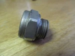1915-1929 Harley Davidson Jd Transmission Relief Pipe Vent Tube Adapter 545-12. Fixed Price $25.00.