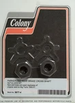 Rear Brake Cross Shaft Nut & Lock Kit Harley Panhead Ul. Fixed Price $17.39.