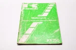 Oem Kawasaki 99920-1288-01 Owner's & Service Manual KX250D2. Fixed Price $12.20.