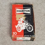 Champion L-4G-MC Spark Plugs Box Of 10 Motor Cycles Nos Gold. Fixed Price $39.69.