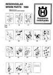 Husqvarna Parts Manual Book 1980 390, Acce & Amx. Fixed Price $19.50.