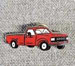 Vintage Classic Red Pick Up Truck Enamel Metal Hat/lapel Pin Made Taiwan. Fixed Price $8.95.