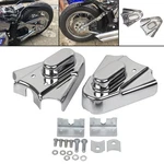 Metal Rear Swingarm Axle Covers For Harley Softail Heritage Springer Flsts 97-03. Fixed Price $77.86.