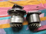 1980 Suzuki GS850 Middle Drive Engine Output Bevel Gear Shaft Set. Fixed Price $45.00.