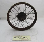 Antique Harley Hummer 18" Rear Wheel Rim W/ Spokes Hub & Drum Brake. Fixed Price $99.99.