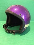 Vintage Rare Arthur Fulmer Purple Metalflake Motorcycle Helmet AF20 Sz Snap Ch. Fixed Price $299.95.