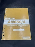 Suzuki 2005 AN650/A AN-650/A Service Manual 99501-36110-03E. Fixed Price $19.99.