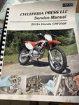Honda Service Manual Book 2019-2025 CRF250F Cpp -335. Fixed Price $39.00.