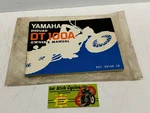 1973 Yamaha DT100A 437-28199-10 Enduro Motorcycle Owners Manual. Fixed Price $89.99.