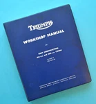 1960'S-69 Triumph Motorcycle T90 5TA T100R T100C Workshop Service Manual Book. Fixed Price $59.95.