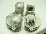 Matchless Ajs G12CSR Cylinder Head Set Part # 026054/3 No Missing Fins, Good. Fixed Price $125.00.