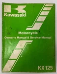 Kawasaki 99920-1367-01 KX125-E2 Owner's/service Manual. Fixed Price $17.60.