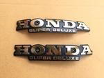 Nos Honda Japan GL100 Fuel Tank Badges Emblem Pair L&r. Fixed Price $59.00.