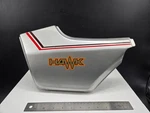 1981 Honda CB400T Hawk Left Side Cover Silver 83700-443-610ZA. Fixed Price $29.99.