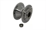 Chrome Front Wheel Hub Fits Harley Davidson 45-0310. Fixed Price $203.90.