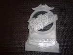 Harley Davison Sissy Bar Insert Medallion Badge Emblem Vintage Oem Metal. Fixed Price $34.99.