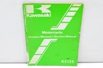 Oem Kawasaki 99920-1164-01 Owner's & Service Manual KX125B1. Fixed Price $12.95.