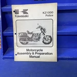 1980 Kawasaki Kz 1000 Police Oem Motorcycle Assembly Manual 99964-0108-01. Fixed Price $27.99.