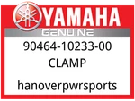 Yamaha Oem Part 90464-10233-00 Clamp. Fixed Price $8.49.