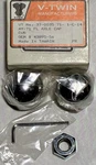 37-0035 V-twin Rear Axle Cap Cover Set 1949-1971 Fl Harley-davidson 43895-56 Nos. Fixed Price $55.00.