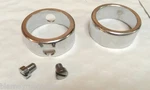 Harley Panhead Chrome Grip Sleeve Retainers & Screws 49-59 Hummer Oem# 56235-47. Fixed Price $40.95.