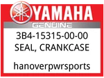 Yamaha Oem Part 3B4-15315-00-00 Seal, Crankcase. Fixed Price $14.49.