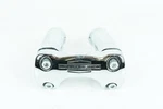 2006 Harley Softail Flstni Deluxe Oem Front Handlebar Riser Top Clamp Chrome. Fixed Price $108.00.