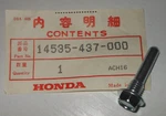Honda Nos Bolt, Cam Chain Tensioner 14535-437-000. Fixed Price $11.99.