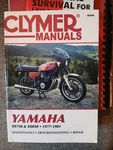 Yamaha XS750 & XS850 1977-81 Clymer Haynes M404 Service Repair Manual Vgc. Fixed Price $28.75.