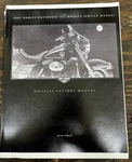 Genuine 2001 Harley Davidson Flt Models Service Manual 99483-01 Official Factory. Fixed Price $99.99.