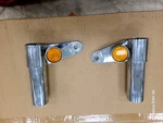 1969-70 Honda SL350 Ko Fork Cover, Headlight Bracket, Reflectors, Mounting Bolts. Fixed Price $135.00.