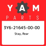 3Y6-21645-00-00 Yamaha Stay, Rear 3Y6216450000, New Genuine Oem Part. Fixed Price $130.04.