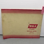 Bsa Bantam Super D5 Spares List Parts Catalog Workshop Manual Book 1B1 00-5071. Fixed Price $12.99.