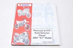 Oem Suzuki 99923-32007 Motorcycle & Atv Ready Reference Manual 'K7' Models. Fixed Price $17.59.