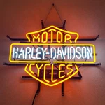 Harley Davidson Hd Motorcycles Racing Garage 24"X20" Neon Sign Lamp Light Bar. Fixed Price $215.58.
