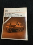 Harley-davidson 1982 1983 1984 Cle Sidecar Shop Service Repair Manual 99485-84. Fixed Price $99.99.