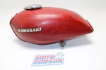 Kawasaki KZ400-S2 1975 51001-100-2K Fuel Tank Red. Fixed Price $200.00.