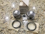 Harley Davidson Forged Trw 74" 3-7/16 .030 Piston/ Ring Set Shovelhead Panhead. Fixed Price $39.99.