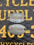Two Oem Harley Sprint Ss Sx Left Crankcase Hole Covers 25513-62P 1962 -1969. Fixed Price $40.00.