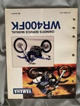 Yamaha Oem Service Manual WR400FK LIT-11626-11-24 5BF-28199-10. Fixed Price $20.00.