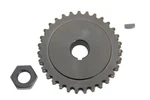 32 Tooth Motor Engine Sprocket Nut & Key For 1929 - 1973 Harley 45 Wla Wr. Fixed Price $74.00.