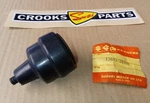 13681-28300 Suzuki TM125 1973 / 1974 Carburetor Top And Adjuster Rubber Cover. Fixed Price $24.17.