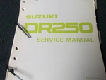 1982 Suzuki DR250 Oem Service Manual Pn 99500-42000-03E With SP250 & Supplements. Fixed Price $35.00.