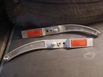 Harley Davidson 59953-81 Fender Mount Covers W/ Reflectors, Set Of 2. Fixed Price $35.00.