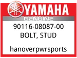 Yamaha Oem Part 90116-08087-00 Bolt, Stud. Fixed Price $9.49.