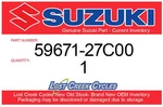 New Oem Suzuki 59671-27C00 Master Cylinder Holder Bracket RM80 RM125 RM250 DRZ40. Fixed Price $9.00.
