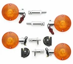 Front & Rear Turn Signal Set Honda CB550K CB750K 1975-1976. Fixed Price $175.95.