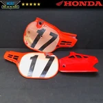 1984 Honda CR250R Rear Side Number Panels Covers Plastics 83620-KA3-730ZA. Fixed Price $98.33.