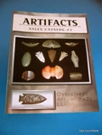 Back Issue Indian Artifacts Sales Catalog #2 By Sam W. Cox Full Color Book. Fixed Price $6.95.
